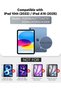 Compatible for iPad 11th(A16)/10th Generation Case with Keyboard - 2