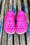 Pink high sole slippers - 2