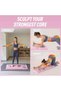 Pilates Board Foldable Reformer Machine with Ab Roller Resistance 6 in 1 for Home Workout Full Body Core Trainer - 2