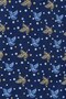 Mecit 6421 Navy Blue 100% Cotton Plus Size Women's Pajama and Nightgown Set - 4