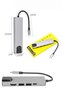 8-Port USB Type-C Hub Adapter with HDMI 4K, USB 3.0, SD Card, and Ethernet Outputs - 4
