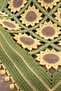 Sunflower - Hand Knitted Sofa Shawl & Knee Blanket & TV Blanket - 2