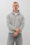 Men's Modern Gray Fleece-Lined Half-Zip - 6