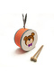 Children's Leather Drum with Bow-Tied Teddy Bear Print (Ages 1–5) - Orange - 3