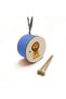Children's Leather Drum with Lion Print - Blue - 3
