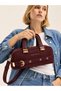 Women's Suede Fabric Luxury Design Clutch Bag with Adjustable Straps and Zipper DIMENSIONS: 29 X 13 X 8 CM - 2