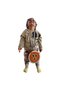 Children's Leather Drum with Bear Face Print (Ages 1–5) - Red - 4