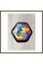 3D-Printed Hexagonal Puzzle with Honeycomb Pattern - Colorful Brain Teaser BX