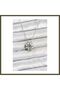 316L Stainless Steel Chain, Silver-Colored, Drop-Style Clover-Design Women's Necklace BX
