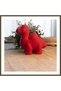 3D-Printed Dinosaur Egg Holder - Cute Eggosaurus Egg Holder - Red BX