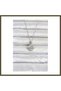 316L Stainless Steel Chain, Silver-Colored, Planet-Shaped Women's Necklace BX