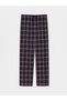 Esvab • Modern & Distinctive Standard Fit Checkered Embroidered Men's Pajama Bottoms