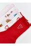A Set of 5 Ruffled, Embroidered Girls' Ankle Socks from UZG STORE for Fashion-Conscious Girls - 8