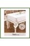 Linen Tablecloth 160x300 cm Dining Tablecloth Simella Model Cream-God HB006