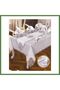 Elegant Linen Cream-Silver 12-Person 26-Piece 160 × 220 cm Premium Table Setting HB006