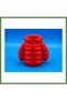 3D-Printed Puffer Coat Pencil Holder - Desktop Organizer - Red HB006