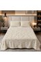 Washable Flannel 3 Pieces Bedding Set, Versatile Boho Bedroom Decor - 2