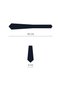 Navy Blue Tie with White Pattern – 8 cm wide - 8