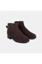 Women's Coffee DesaComfort Suede Boots with Metal Buckle Detail