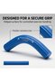 FlexBar Tennis Elbow and Grip Strength Trainer, 12 Inch Natural Rubber Resistance Bar for Forearm Strengthening, Grip Training and Exercise, Individually Packed, Yellow Red Green Blue - 6