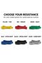 CLX 9 Resistance Band with Consecutive Loops, 5 Foot Latex-Free Exercise Band for Strength Training, Grip Exercises, Fitness and Rehabilitation, Six Resistance Levels - 2