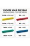 FlexBar Tennis Elbow and Grip Strength Trainer, 12 Inch Natural Rubber Resistance Bar for Forearm Strengthening, Grip Training and Exercise, Individually Packed, Yellow Red Green Blue - 2