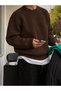 MEN'S KNITTED SWEATER CREW NECK BTK - 2