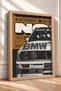 Dot-Print Retro German Race Car Framed Art Print Car Poster Wall Decor OTO187 - 2