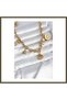 316L Stainless Steel Nautical-Themed Charm Necklace for Women, Model BX