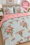 Double-Size Fitted Sheet Duvet Cover Set with Elastic Edges, Easy to Iron, Alanur Mint - 2