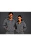 New Season Unisex 3-Thread Winter Zippered Hooded Cardigan - 3