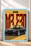 Black Classic German Sports Car Framed Art Print / Car Poster for Garage or Office Wall Decor OTO037 - 3