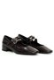 Genuine Leather Brown Women's Low-Heeled Ballet Flats - Z900 - 2
