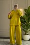 9290 - Stylish and Comfortable 2-Yarn Hooded Casual Women's Set - 2