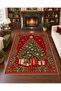 ETA New Year's-Themed Patterned Woven Woven-Back Rug eta4464 - 2