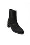 553 Black Suede Women's Heeled Boots
