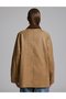 Brown Regular-Fit Coat with Collar Detail 50329301-VR271 - 5