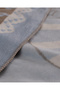 Orchid Single-Size Cotton Jacquard Blanket - Blue - 8