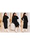 Women's Chic and Elegant Full-Length Knit Dress - 3