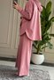 9290 - Stylish and Comfortable 2-Yarn Hooded Casual Women's Set - 5