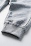 Sports Club Tipographic Print Melange Gray Unisex Jogger Pants - 4