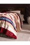 Mozel Single-Size Wellsoft Printed Blanket - Red/Navy Blue - 3