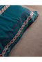 Menglas Single-Size Cotton Jacquard Blanket - Turquoise - 5