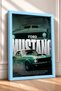 Green Classic American Muscle Car Framed Art Print Car Poster for Garage or Office Wall Decor OTO221 - 2
