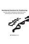 Stretch Strap, Elastic Stretching and Flexibility Training Strap with Numbered Sections, Exercise Guide for Hamstrings, Calves and Quadriceps, Box of 12 - 2