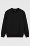 Black Basic Plus-Size Men's Sweatshirt - 88126 - 5