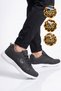 Navy Blue Lace-Up Lightweight, Flexible, Large-Size Men's Walking and Sneakers Core 020