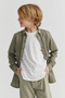 Boys' Long Sleeve Collared Button-Down Shirt - 8