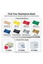 Professional Non-Latex Resistance Bands, Elastic Exercise Bands for Strength Training, Flexibility, Conditioning and Rehabilitation, 6 Yard, 25 Yard and 50 Yard Lengths - 6