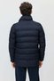 Men's Long Coat with Zipper and Mock Neck - 6